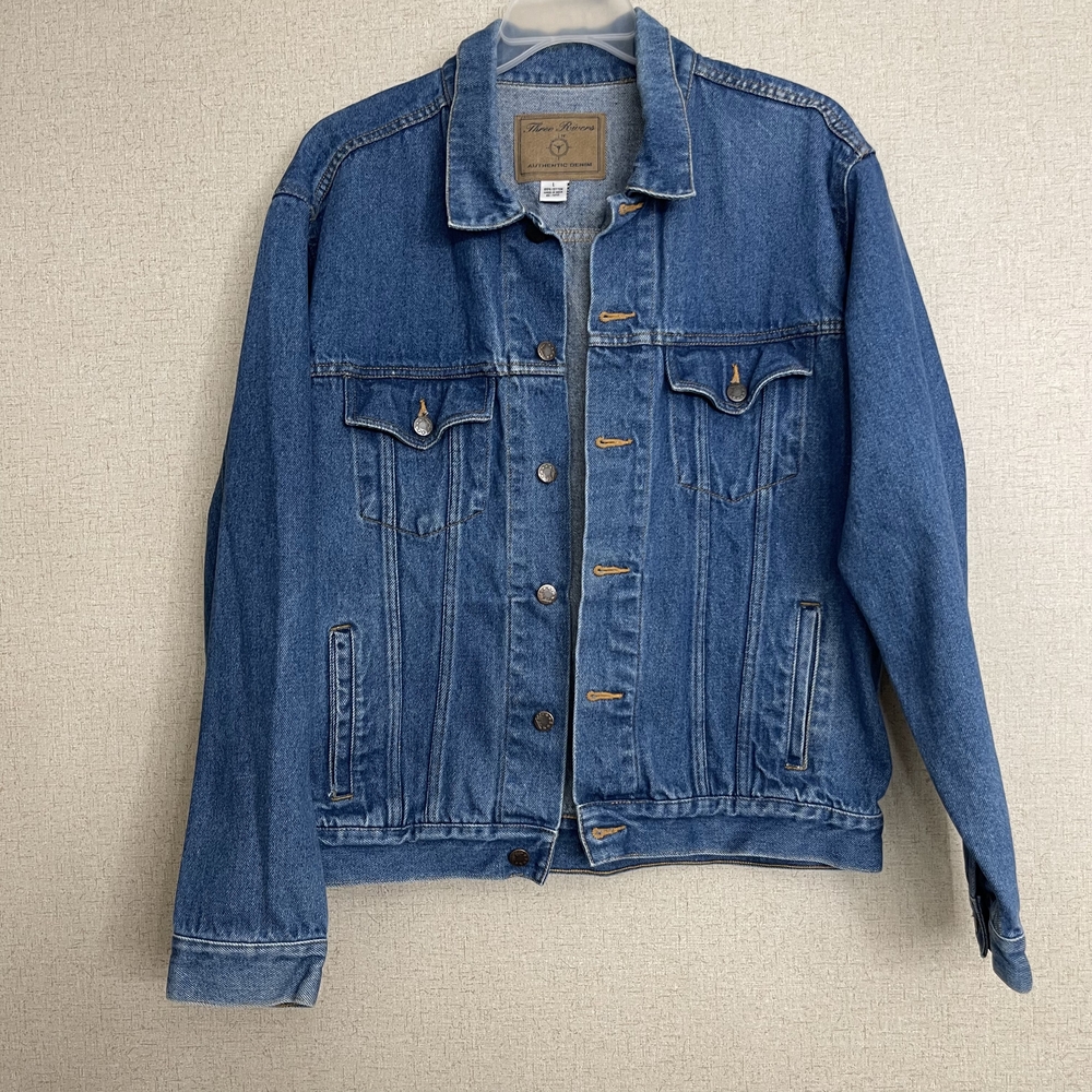 Blue Lightweight Shirt Jacket with Indigo Wash